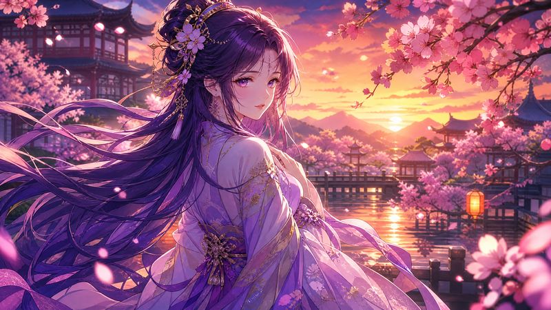 草榴动漫-【草榴动漫】汉服少女·花间梦境 完整动漫教程